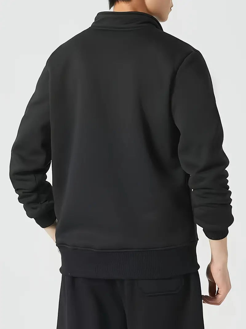 El Bordado Casual - Comfortabel Katoenen Sweatshirt met Geborduurd Detail