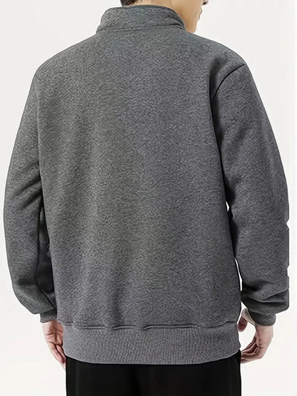 El Bordado Casual - Comfortabel Katoenen Sweatshirt met Geborduurd Detail