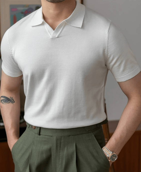 DE LEONARDO - SLIM FIT POLO