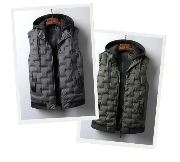 El Luca - Gevoerde Bodywarmer met Capuchon