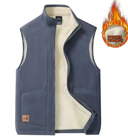 El Mateo Wollen Gevoerde Bodywarmer - Comfortabele Heren Bodywarmer voor Koude Dagen | Luxe Outdoor Vest