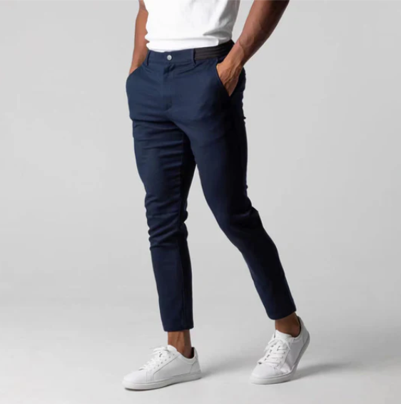 El Ejecutivo – Slim Fit Zakenbroek met Stijlvolle Details