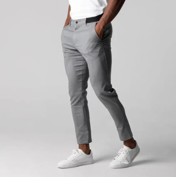 El Ejecutivo – Slim Fit Zakenbroek met Stijlvolle Details