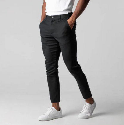 El Ejecutivo – Slim Fit Zakenbroek met Stijlvolle Details