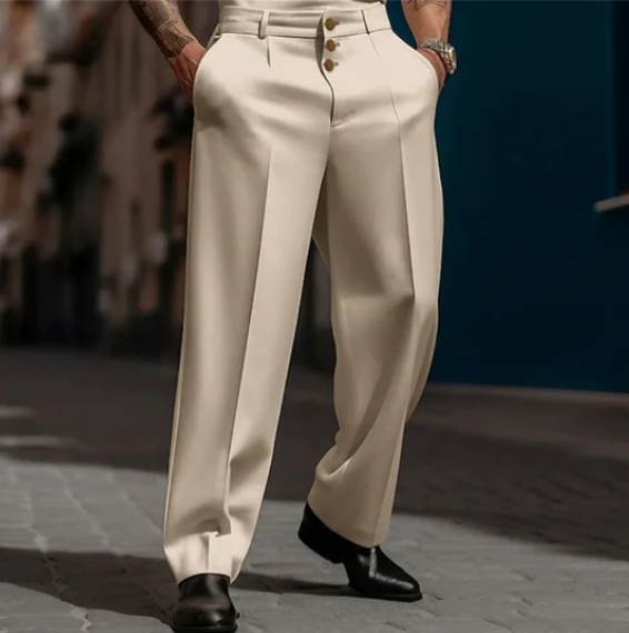 El Posh Pearl - Stijlvolle Formele Broek voor Elegante Gelegenheden