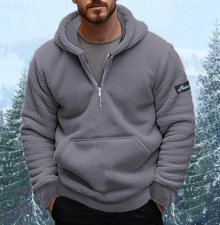 El Montaña - Stijlvolle Sherpa Sweater met Capuchon (2 stuks)