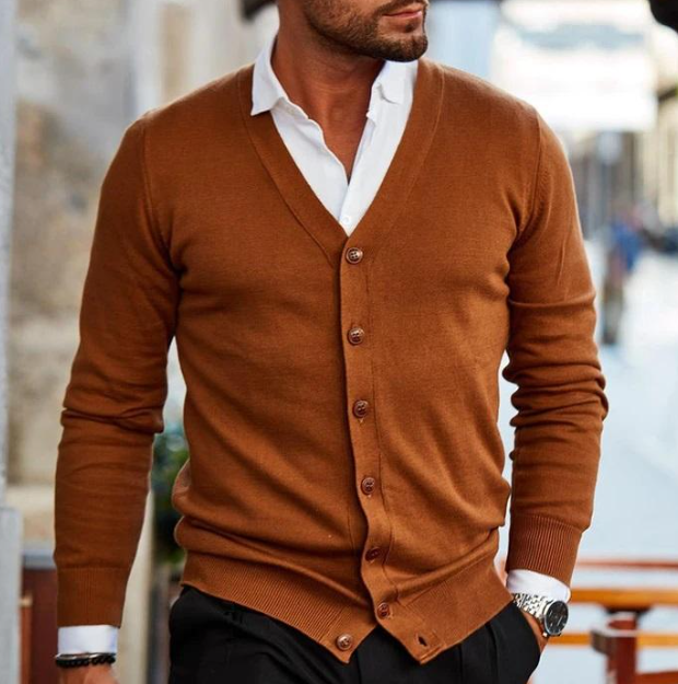 El Stef - Casual Cardigan voor Heren