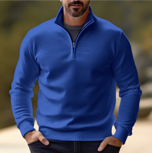 El Samuel - Casual Half-Zip Sweater voor Heren