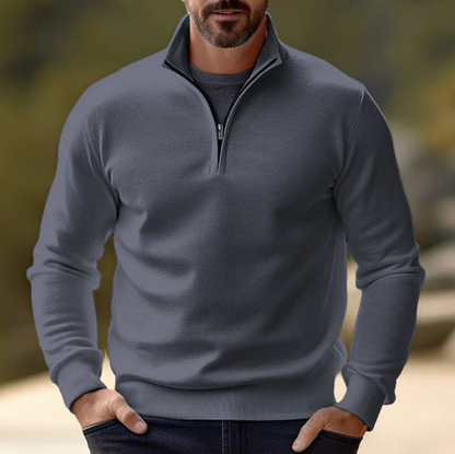 El Samuel - Casual Half-Zip Sweater voor Heren