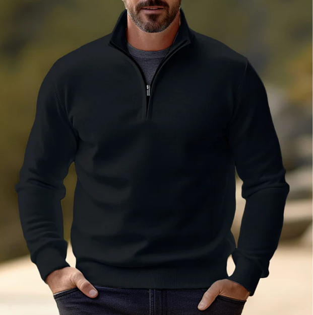 El Samuel - Casual Half-Zip Sweater voor Heren