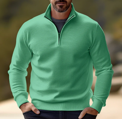 El Samuel - Casual Half-Zip Sweater voor Heren