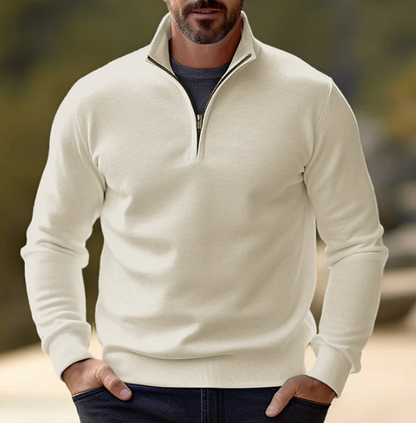 El Samuel - Casual Half-Zip Sweater voor Heren