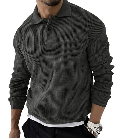 El Eden - Luxe Premium Longsleeve Heren Polo