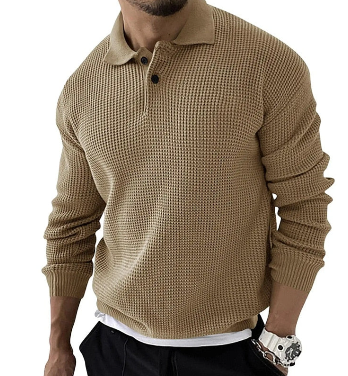 El Eden - Luxe Premium Longsleeve Heren Polo