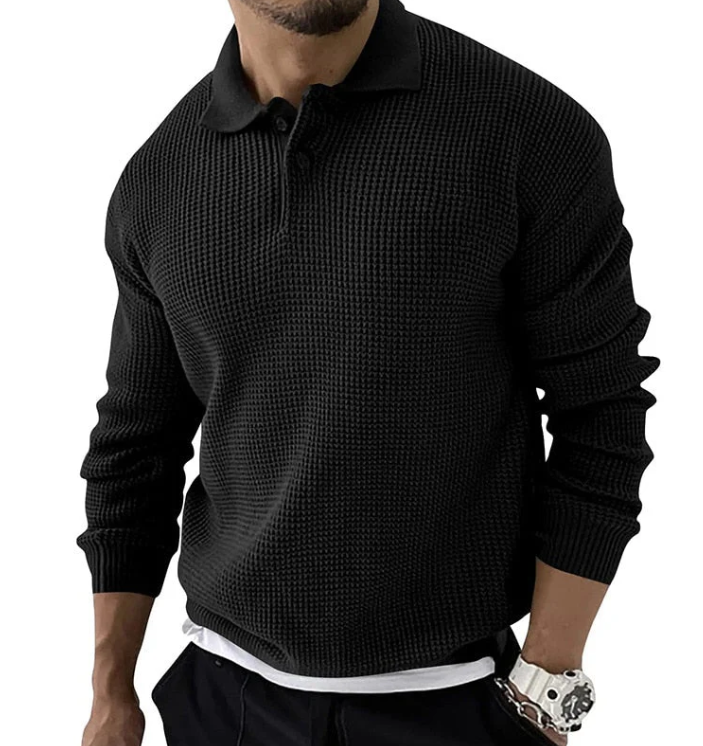 El Eden - Luxe Premium Longsleeve Heren Polo