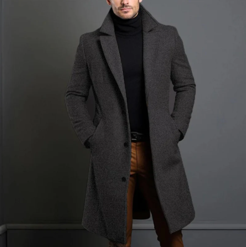 El Cristóbal – Lange Casual Trenchcoat voor Heren