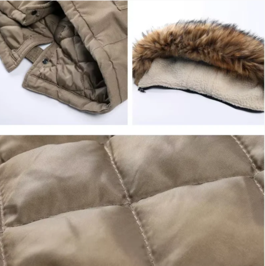 El Carlo – Winterparka met Afneembare Bontkraag voor Heren