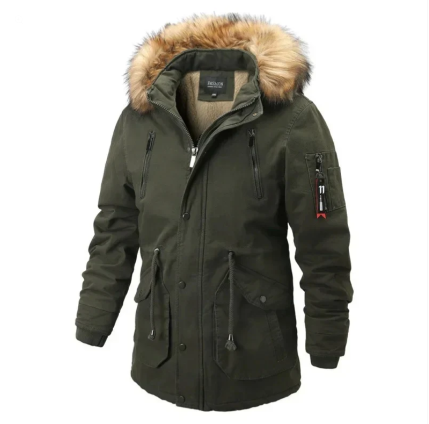 El Carlo – Winterparka met Afneembare Bontkraag voor Heren