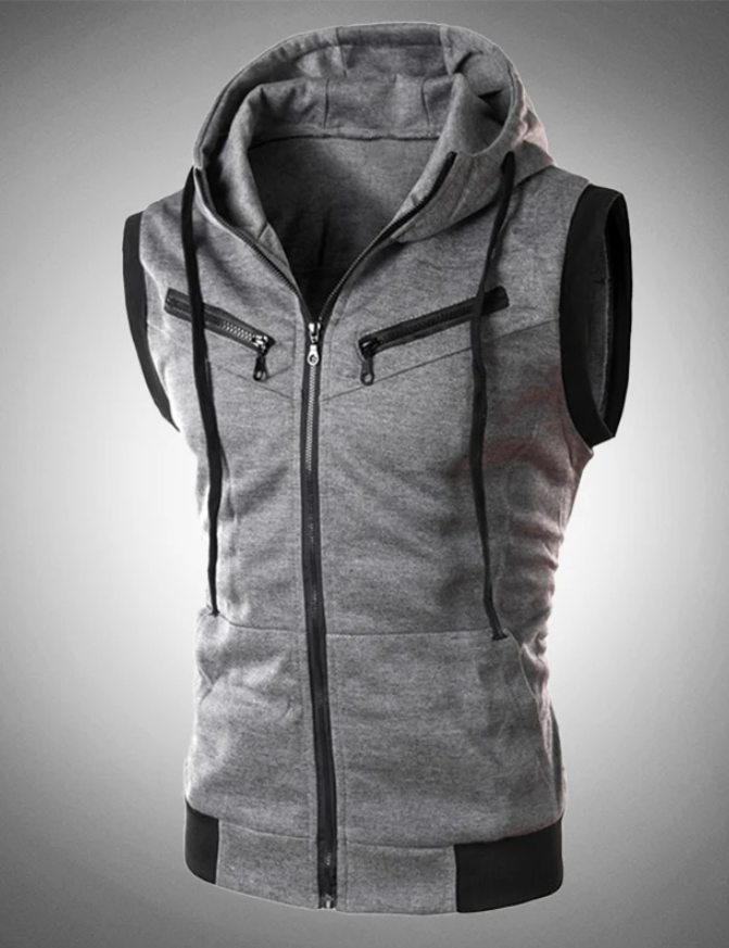 El Brasiliano – Slim-Fit Hooded Vest met Stijlvolle Pasvorm