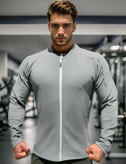 El AgileZip – Sneldrogend Prestatie Trainingsshirt met Rits