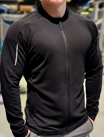 El AgileZip – Sneldrogend Prestatie Trainingsshirt met Rits