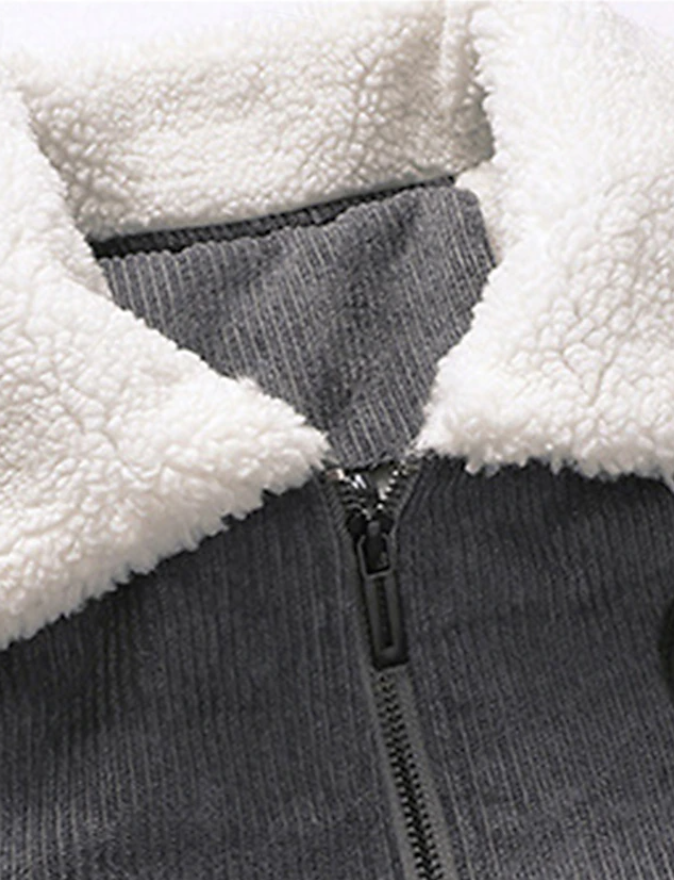 El Invierno Térmico – Warm Fleece Winterjack voor Heren met Revers