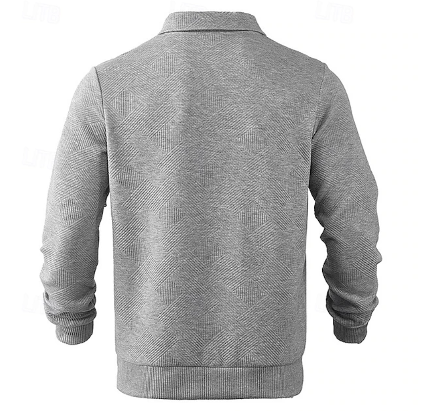 El Deportivo Básico – Casual Sweatshirt met Kwartrits voor Heren