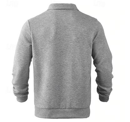 El Deportivo Básico – Casual Sweatshirt met Kwartrits voor Heren