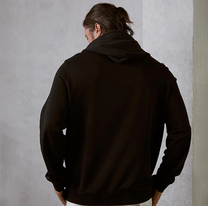 El Básico Casual – Comfortabele Katoenen Hoodie met Capuchon voor Heren