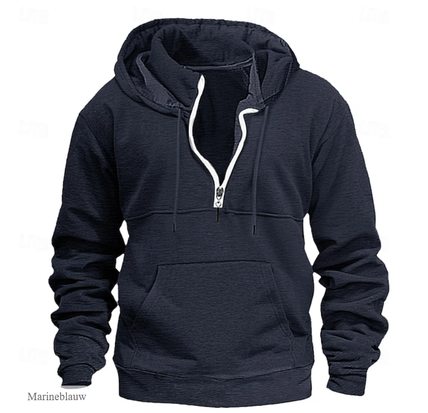 El Táctico Urbano – Functionele Hoodie met Kwartrits voor Heren