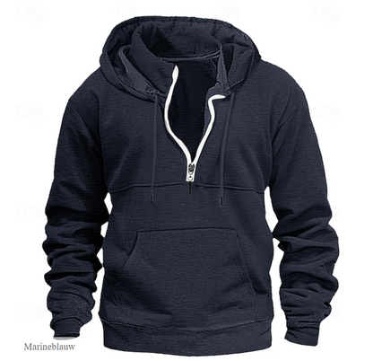 El Táctico Urbano – Functionele Hoodie met Kwartrits voor Heren