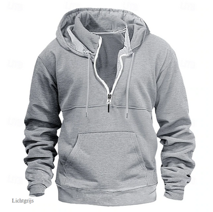 El Táctico Urbano – Functionele Hoodie met Kwartrits voor Heren