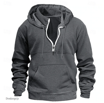 El Táctico Urbano – Functionele Hoodie met Kwartrits voor Heren