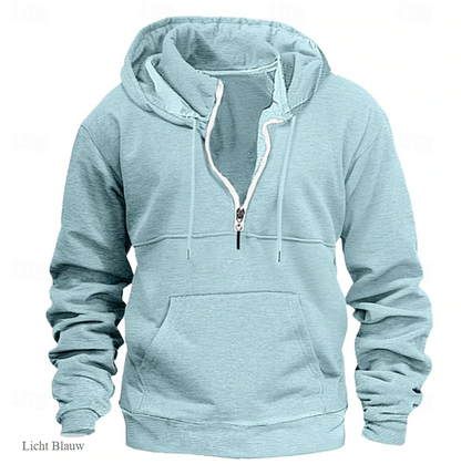 El Táctico Urbano – Functionele Hoodie met Kwartrits voor Heren