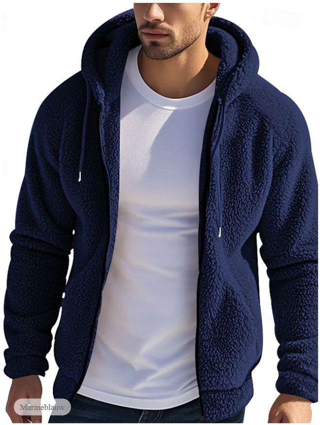 El Invierno Cosy – Warme Teddy Fleece Jas met Capuchon voor Heren