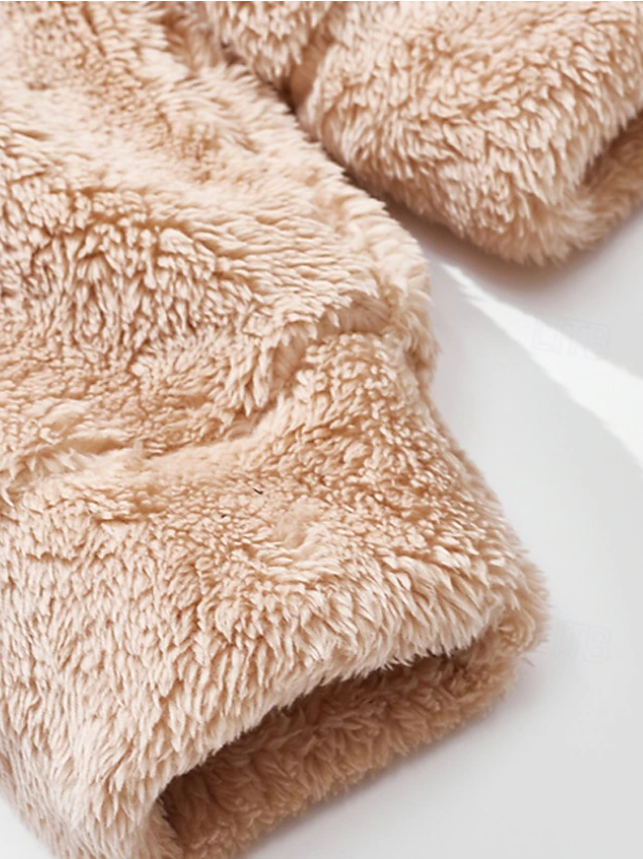 El Invierno Cosy – Warme Teddy Fleece Jas met Capuchon voor Heren