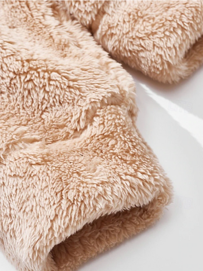 El Invierno Cosy – Warme Teddy Fleece Jas met Capuchon voor Heren