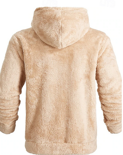 El Invierno Cosy – Warme Teddy Fleece Jas met Capuchon voor Heren