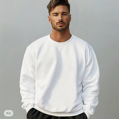 El Blanco Esencial – Effen Sweatshirt met Ronde Hals voor Heren