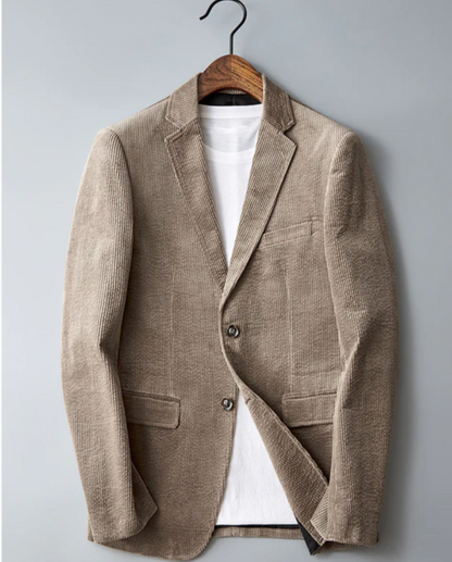 El Kent Prestige – Stijlvolle Corduroy Blazer voor Heren