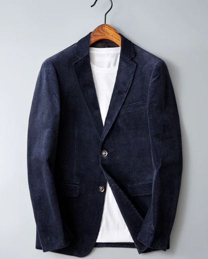 El Kent Prestige – Stijlvolle Corduroy Blazer voor Heren