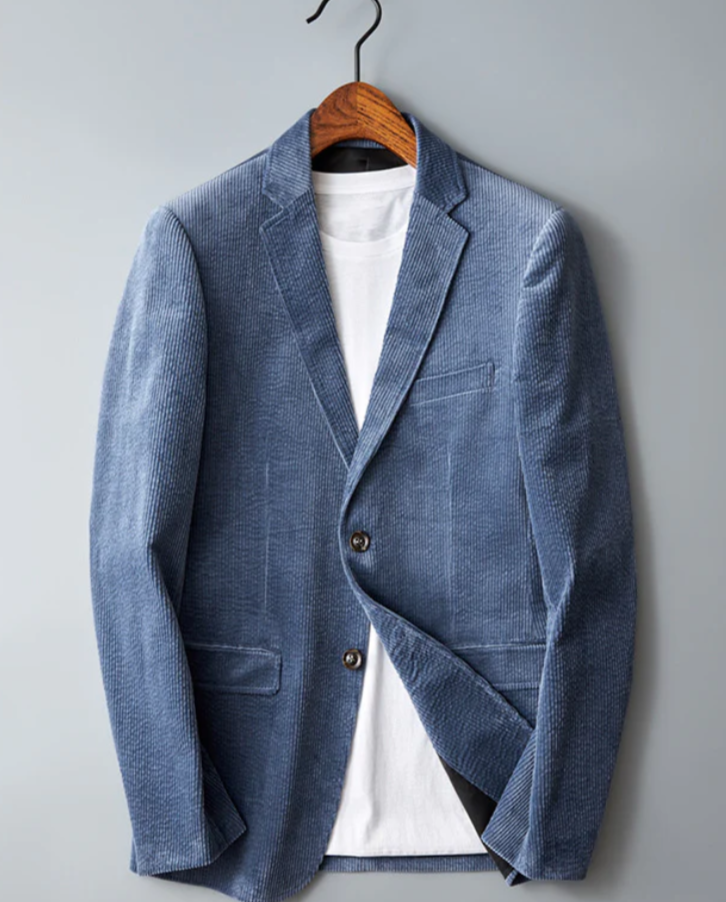 El Kent Prestige – Stijlvolle Corduroy Blazer voor Heren