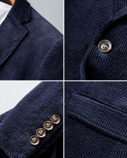 El Kent Prestige – Stijlvolle Corduroy Blazer voor Heren