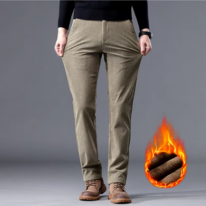 El Cordón – Warme Corduroy Winterbroek met Fleece voor Heren