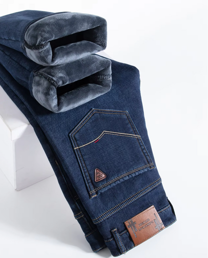 El Invierno – Warme Fleece Baggy Jeans voor Heren