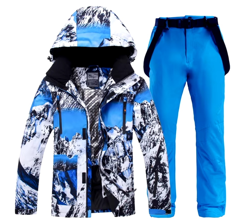 El Glaciar - Winddicht en Waterdicht Winter Skipak voor Heren, Warme Outdoor Ski- en Snowboardset