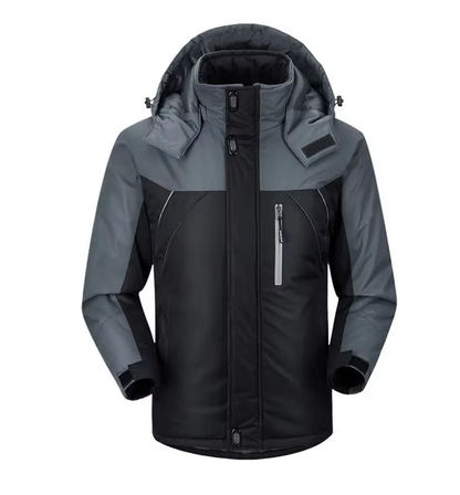 El Relajado - Winter Pluche Verdikte Katoenen Jas voor Heren, Losse Outdoor Stijl