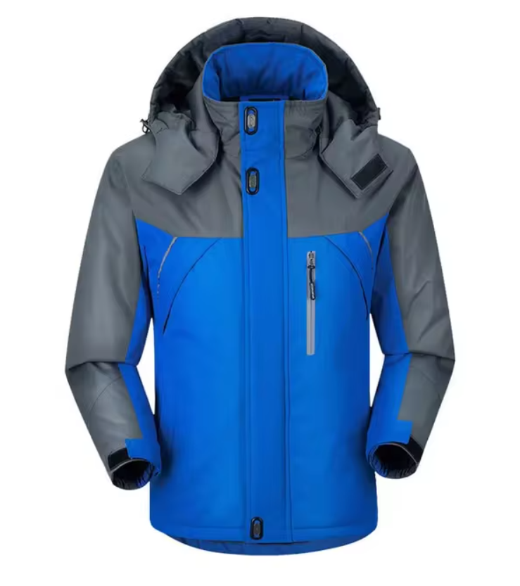 El Relajado - Winter Pluche Verdikte Katoenen Jas voor Heren, Losse Outdoor Stijl