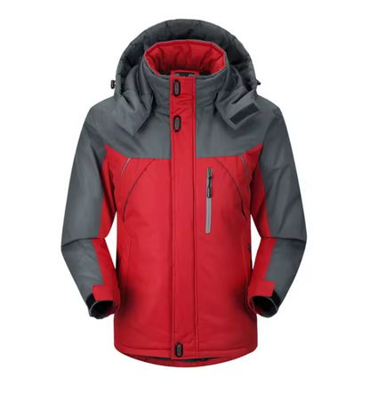 El Relajado - Winter Pluche Verdikte Katoenen Jas voor Heren, Losse Outdoor Stijl