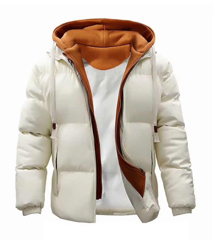 El Urbano - Winter PU Leren Jas voor Heren, Dikke Oversized Bomber Parka